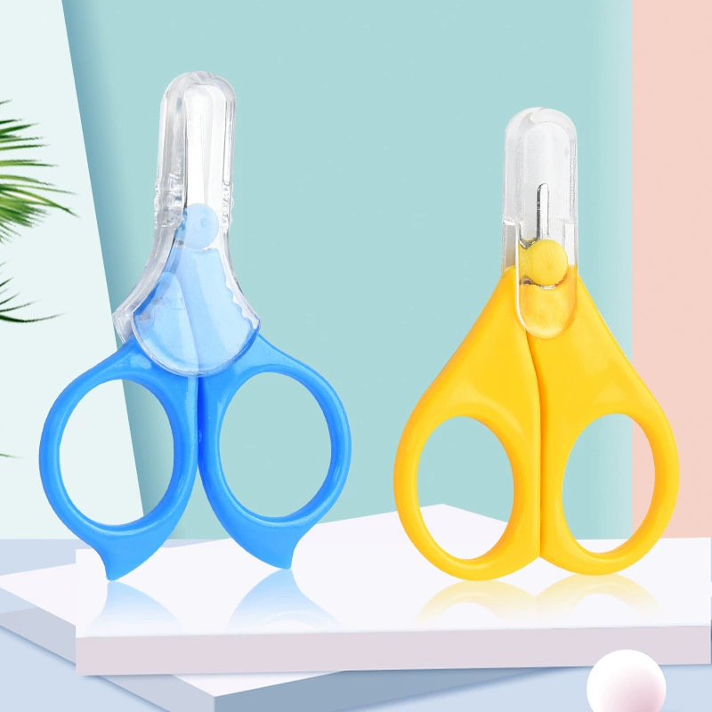 Baby Nail Scissors, Nail Clippers, Newborn Anti-Pinch Infant Nail Clippers, Single Set, Portable