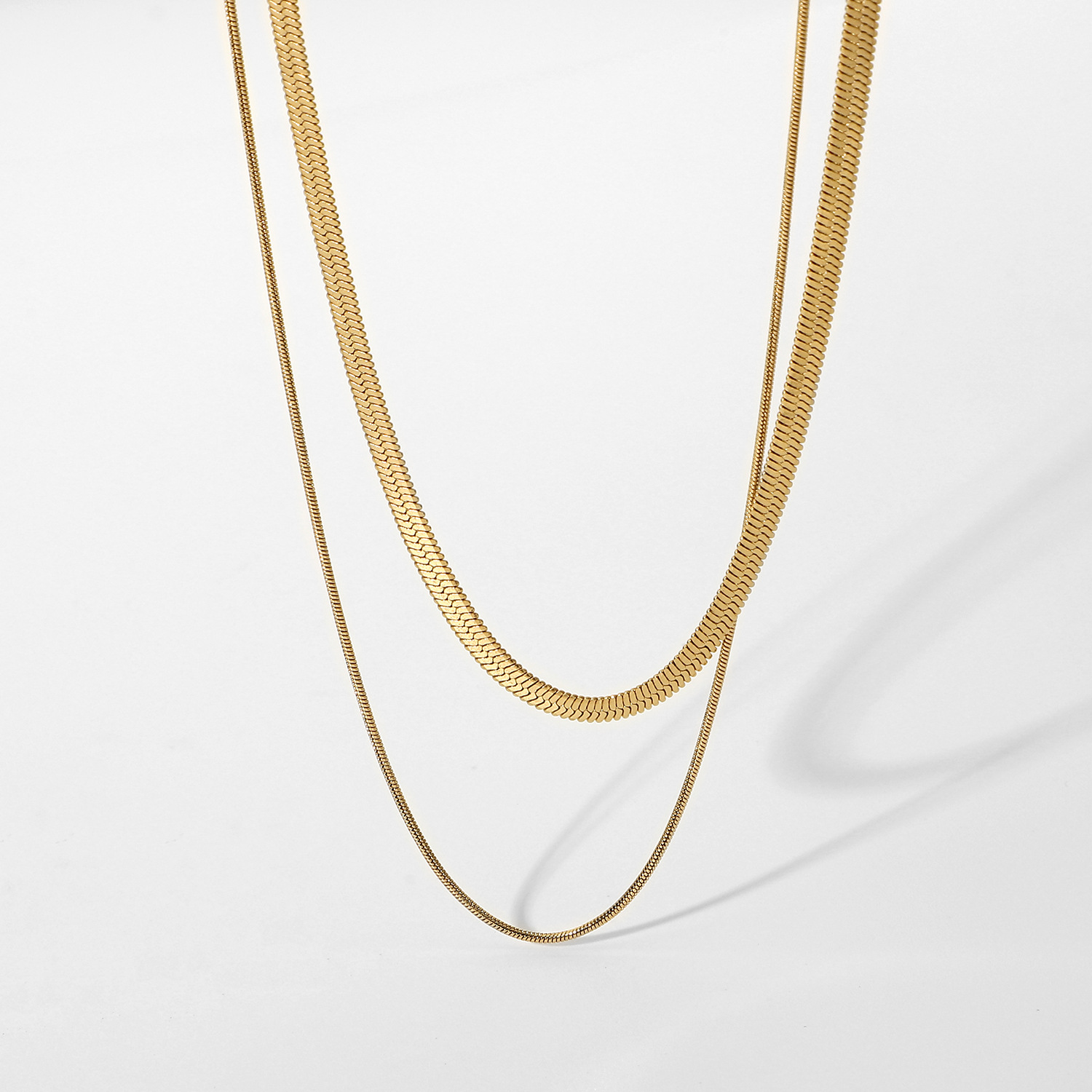 Fashion Geometric Titanium Steel Plating Pendant Necklace 1 Piece