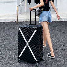 高颜值新款行李箱女密码拉杆箱皮箱大容量旅行箱子男结实耐用
