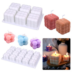 Proud DIY Candle Mold Magic Cube 6-in-1 Sofa Candle 15-in-1 Magic Ball Mousse Chocolate Silicone Mold