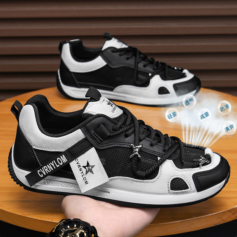 Zapatos de hombre 2026 nueva malla de verano transpirable tendencia multifacé ocio juvenil correr deportes zapatos Gump