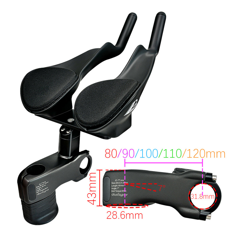 Mountain Bike Handlebar Stem Rest Bar Modified for Road Bike Tt Handlebar Extension 28.6-31.8mm Mountain Bike Handlebar Stem Rest Bar Modified for Road Bike Tt Handlebar Extension 28.6-31.8mm