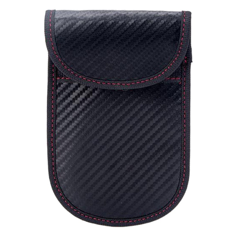 New Foreign Trade Rfid Anti-Electromagnetic Carbon Fiber Car Key Shielding Key Case Anti-Theft Anti-Lost Key Cover