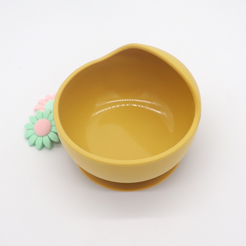 망고 노란색 그릇