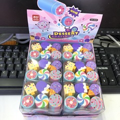Charming Mini Donut Cake Ice Cream Dinosaur Animal Shaped Creative Eraser