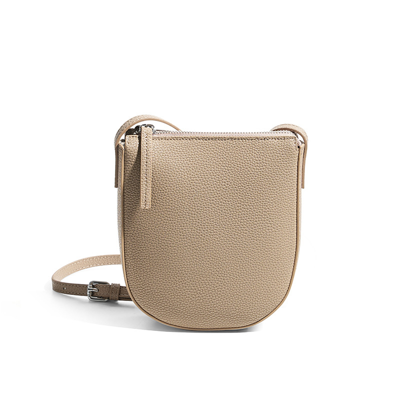 Guangzhou Women's Versatile Casual Niche New Arrival Genuine Leather Luxury Phone Shoulder Crossbody Bag - Thumbnail 7