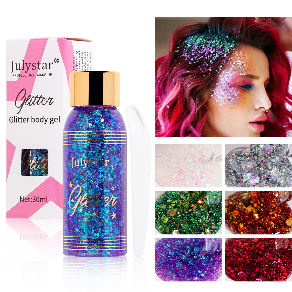 Makeup gel chameleon liquid stage makeup face body flash eye shadow_voghion.com