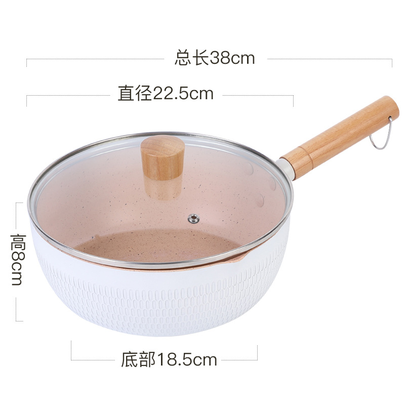 Tres piezas de set de paneles caseros guisado antiadherente regalo de reunión anual al por mayor multifuncional caja de regalo de cocina de cocina