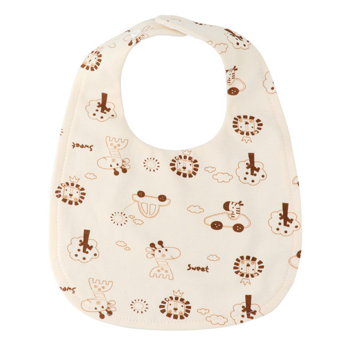 Baby Bib Waterproof Cotton Teething Towel Anti-Spit-Up Bib for Boys and Girls Kids Dining Scarf Thin Version Summer