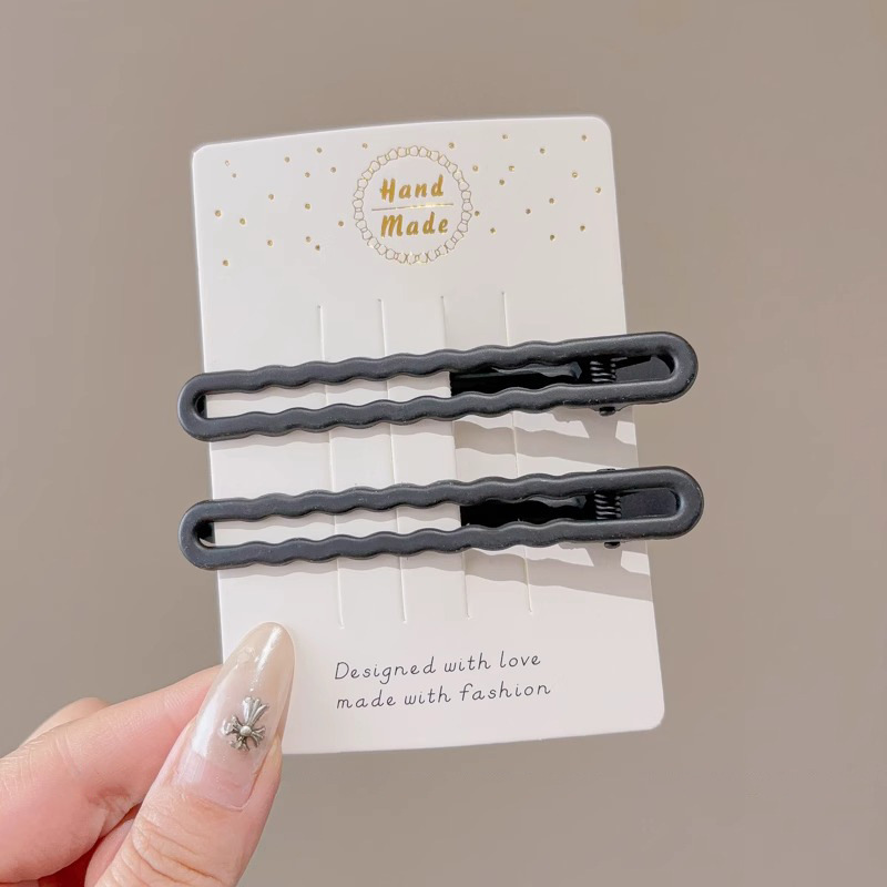 Horquilla de metal de alta calidad para otoño e invierno clip para flequillo en la frente femenina