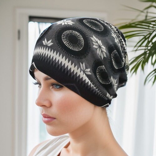 Cross-border turban cap and neck scarf dual-purpose elastic street trend casual fashion pullover hat wholesale manufacturer direct sale