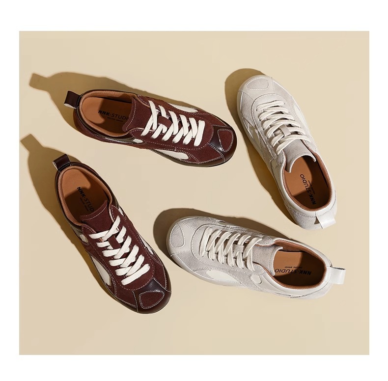 Herbstliche Retro-Trainingsschuhe mit flacher Sohle für Damen, Nischen-Waldschuhe, vielseitige Sport- und Freizeitschuhe für Damen_voghion.com