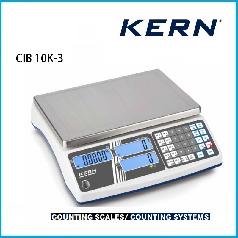 15kg 计数秤 坚固耐用 大容量物品存储器  CIB 10K-3 KERN品牌