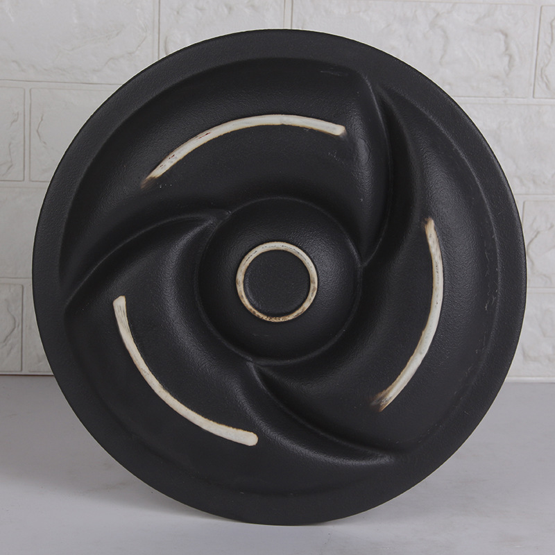 Plato de fruta de Casa de porcelana mate vintage Home Hotel dividido plato de fruta de cerámica