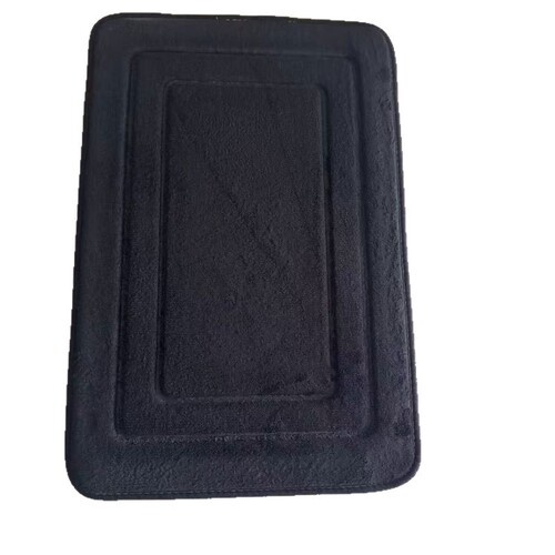 Bathroom floor mat, toilet door coral velvet floor mat, household rectangular absorbent and non-slip mat, direct supply