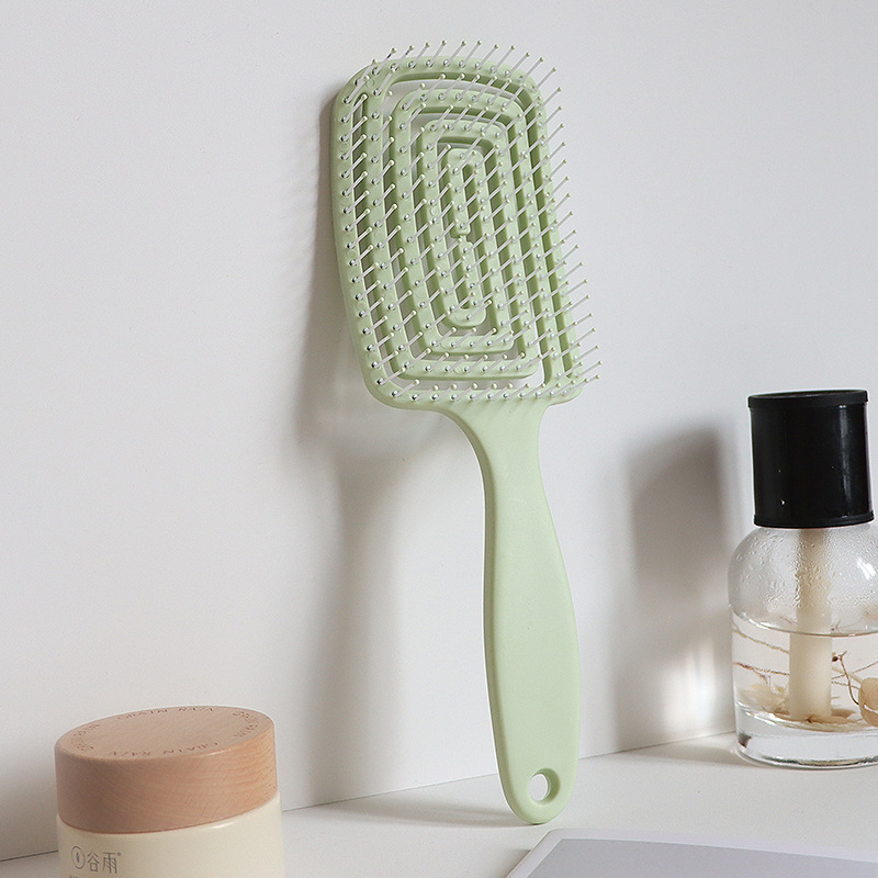 Nuevo hueco en forma de retorno peine mosquito incienso peine portátil para niñas peluquería suelta pegada cerca del cuero cabelludo masaje peine costilla