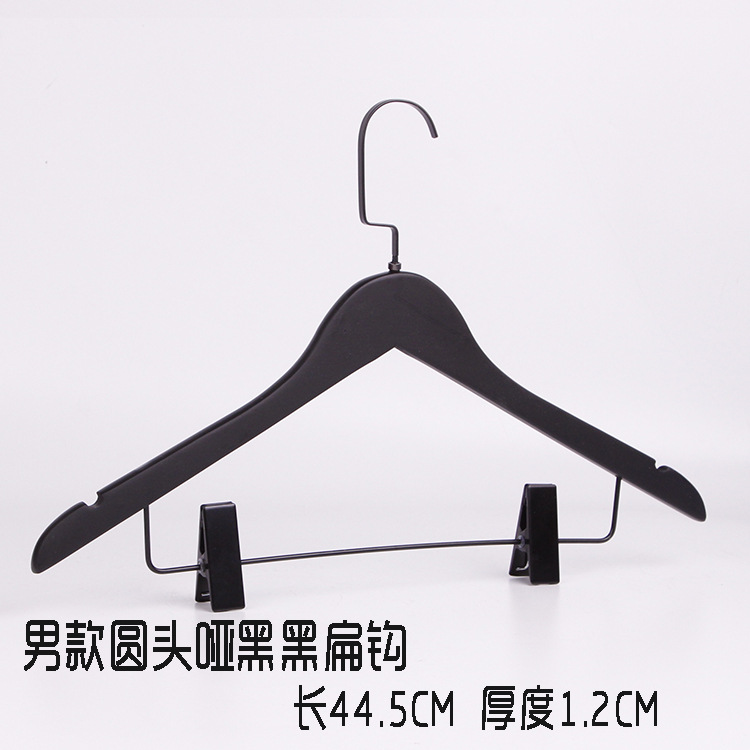 바지 클립이있는 남성용 라운드 헤드 듀트 블랙 클립