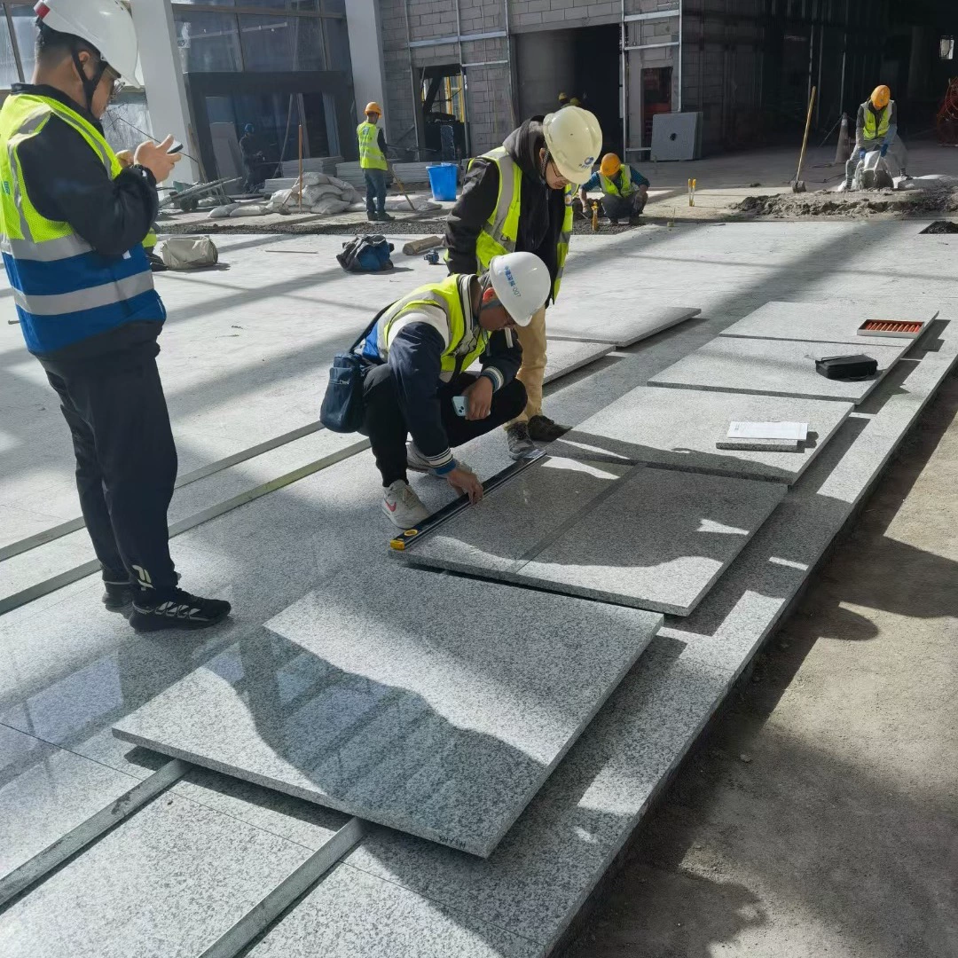 Джилиньский белый гранит слоновой кости, высокоскоростной железнодорожный пол, зал аэропорта, кунжутно-белый мрамор