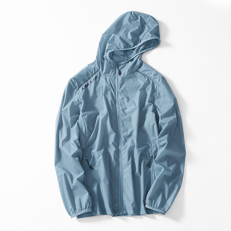 Ropa de protección solar para exteriores LOGO personalizada, ropa de piel ligera y transpirable, chaqueta de protección solar deportiva para hombres, ropa de protección solar para mujeres