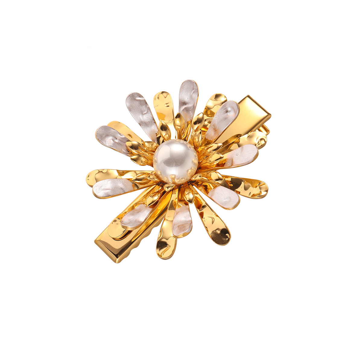 Tena Emisora de flores de acero inoxidable europea y americana Emisora de flores de nicho de todo fósforo Horquilla de acero de titanio dorado de 18k Explosiva transfronteriza