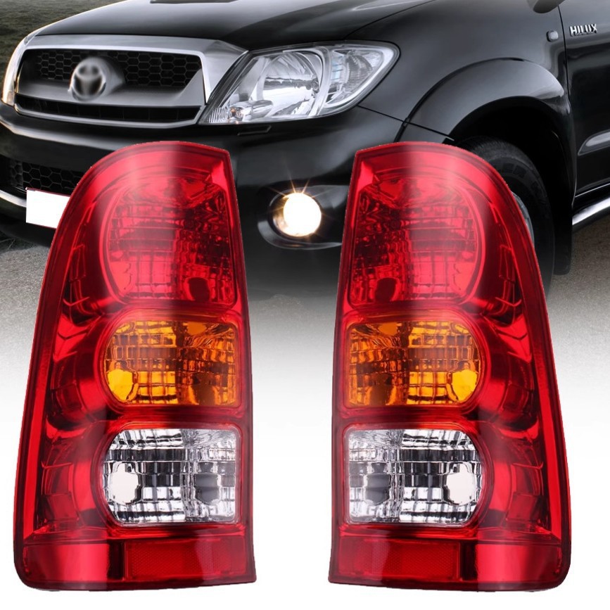 Aplicable a Toyota 05 - 11 pickup VIGO Hercules trasera luz de marcha atrás izquierda y derecha cubierta de luz de freno