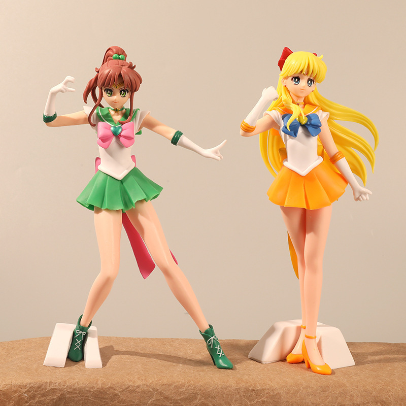 2 Beauty Warrior Figures Animation Cartoon Jupiter Monster Venus Monetiko Doll Toys Small Ornaments Gifts 2 Beauty Warrior Figures Animation Cartoon Jupiter Monster Venus Monetiko Doll Toys Small Ornaments Gifts