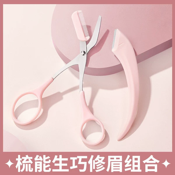 1 Bend month+1 eyebrow cut (pink)