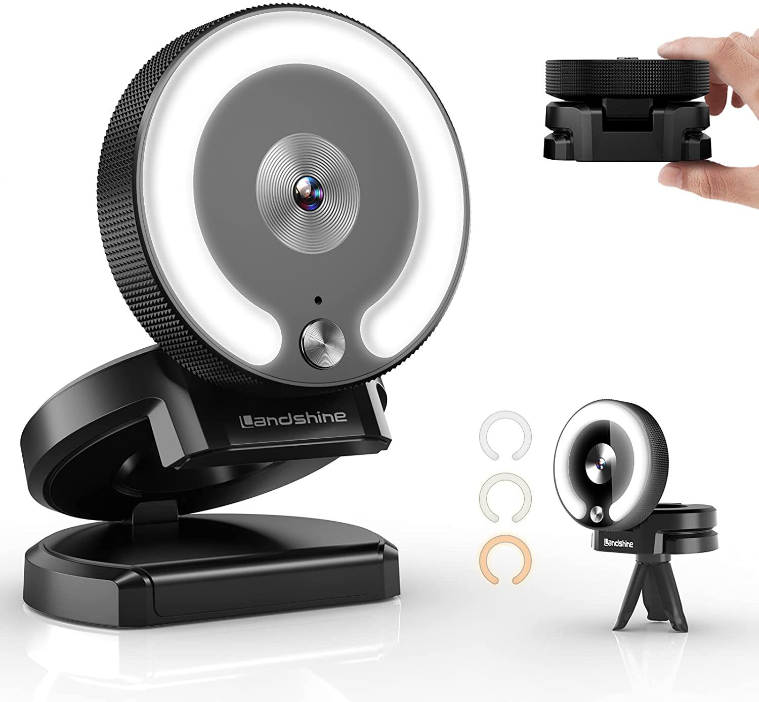 电脑摄像头高清网络usb外置1080p/2K高清直播美颜摄像头现货代发