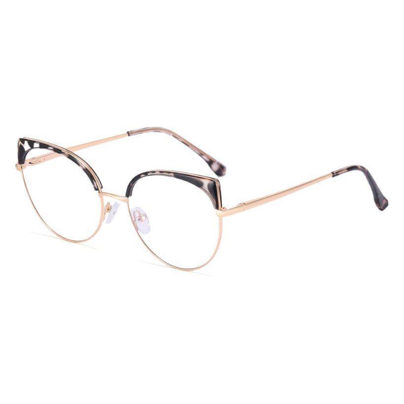 82016 nueva moda estilo coreano transparente Oval marco adelgazante ultra-ligero llano cara en línea puede ser equipado con grados gafas marco gafas