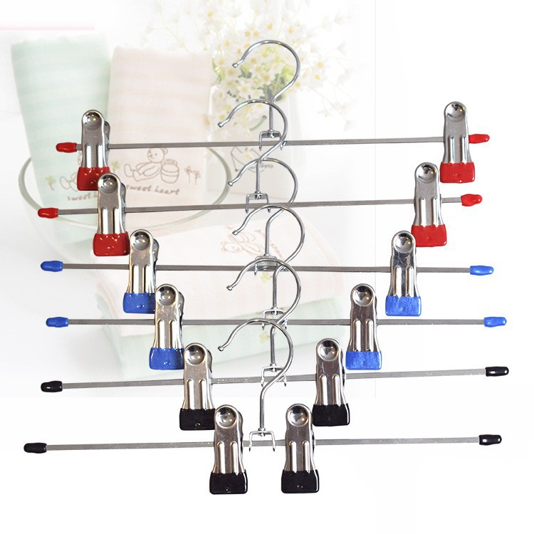 Adjustable Multifunctional Pants Clip, Flat Line, Dual-Use for Wet and Dry, Traceless, Windproof, Jk Skirt Clip, Household Storage Clothes and Sock Clip, Wholesale