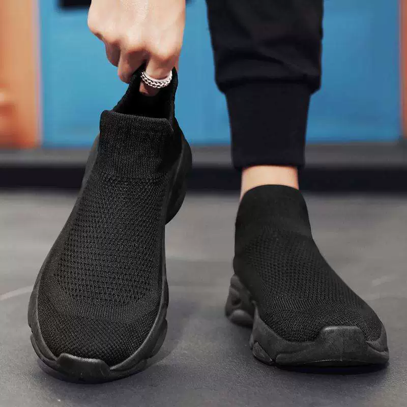 Мужские кроссовки 2025 новые летние дышащие сетчатые носки-кроссовки мужские спортивные тонкие мягкие подошвы повседневные беговые кроссовки