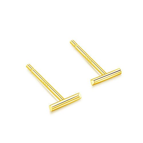 s999 pure silver South Korean minimalist gold earrings for women  star forest system light luxury earrings high-end ear piercing earrings