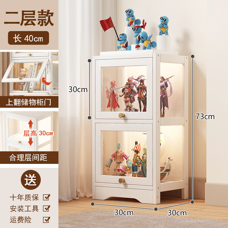 ハンドメイドキャビネット透明アクリルレゴライスディスプレイキャビネット床置き壁掛けホームリビングルーム収納本棚一体型|undefined