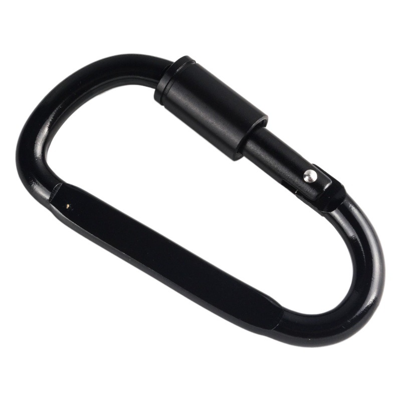 Mosquetón de aleación de aluminio de alta calidad en forma de D colgante rápido audaz hebilla colgante en forma de D mosquetón multifuncional colgante rápido