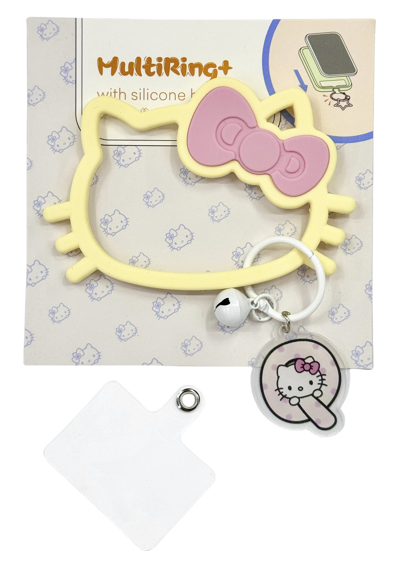 Buca hecha a mano ins viento de alta calidad Kitty gatos pulsera de silicona móvil colgante de moda corto colgante