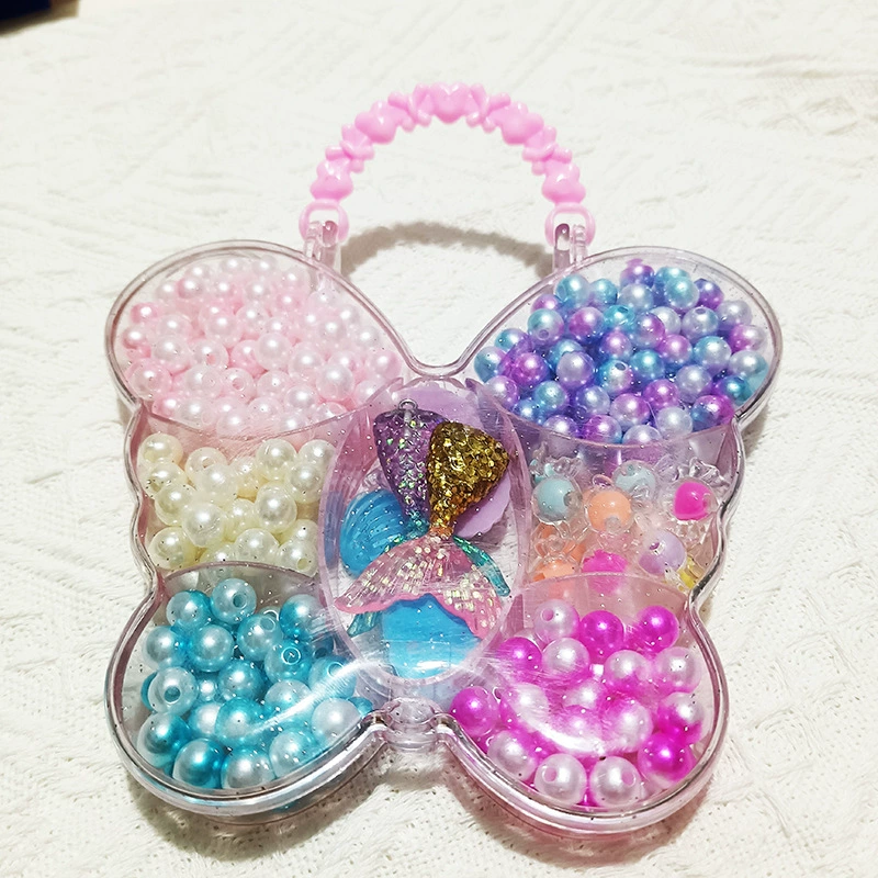 Box, set with beads, toy, beads, bracelet, necklace, 15 cells, handmade, gradient, new collection