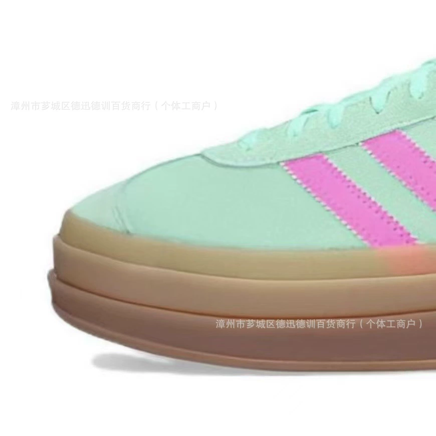 Подлинные оригинальные кожаные туфли Gazelle Adidas низкого кроя, массивная подошва, кроссовки, стиль змеи года, тренировочные кроссовки AD