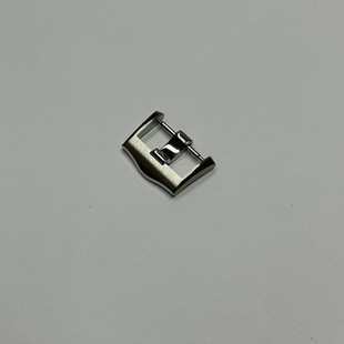 Suitable for Haima 300 Silicone Buckle Fluorine Rubber Stainless Steel Pin Buckle Watch Strap Pin Buckle Belt Buckle 18mm