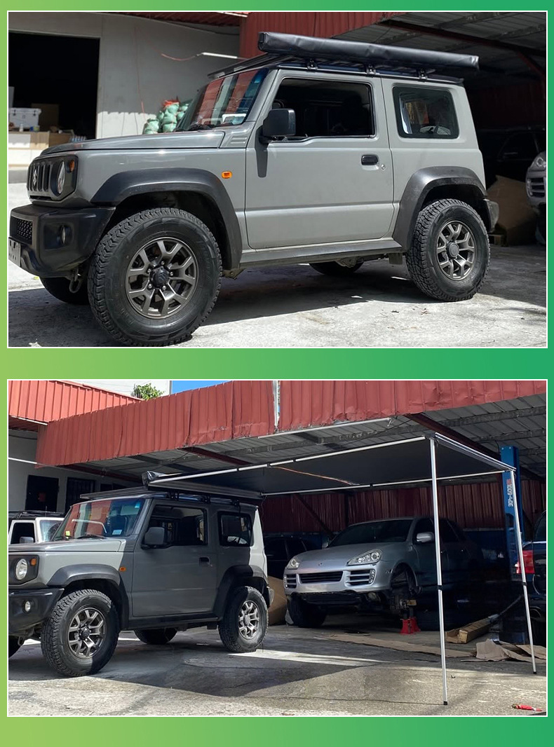 Cross-Border Car Side Tent Outdoor Camping Car Canopy Car Side Tent Rainproof Car Self-Driving Tour Stable