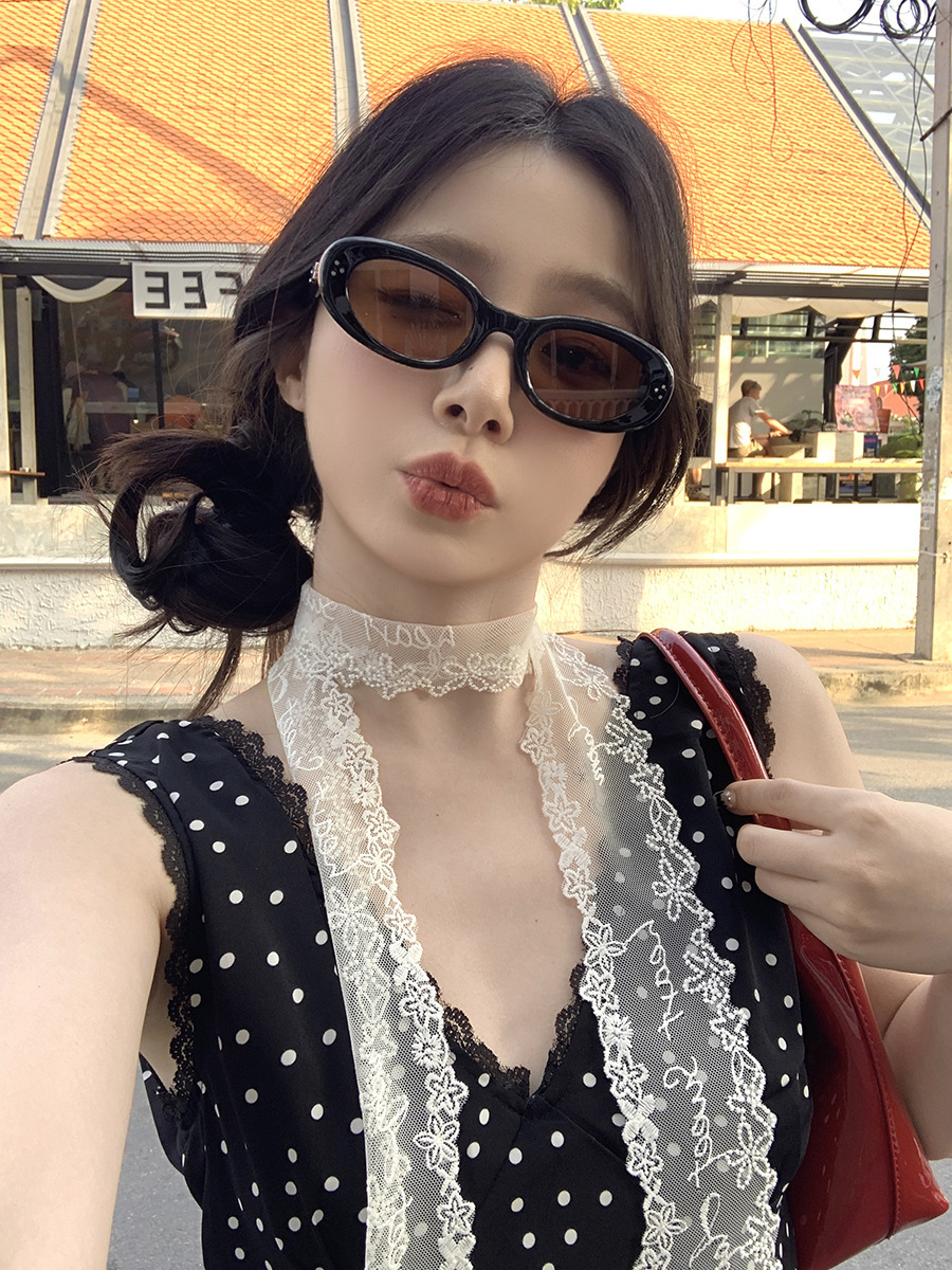 목 리본 3#흰색 영어