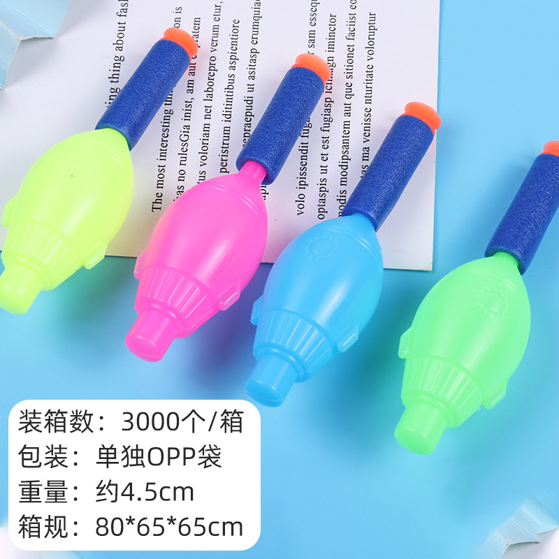 Catapulta de bala de espuma Mini airbag Lanzacohetes Catapulta de bala Esponja Bomba suave Juguete nostálgico para niños