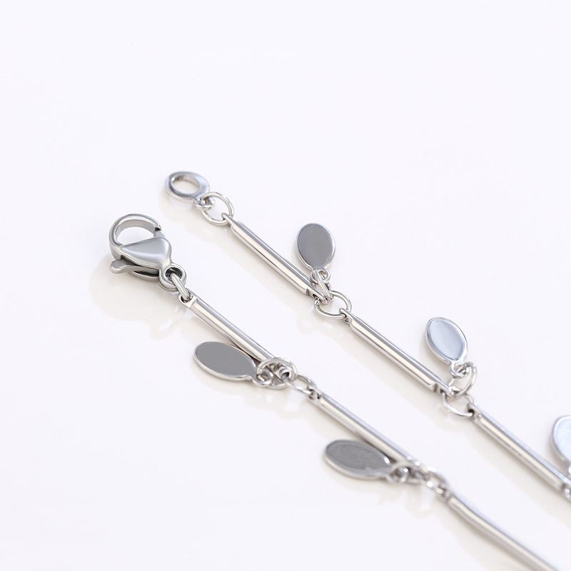 Joyería de Xuking Comercio exterior europeo y americano personalidad transfronteriza moda pie joyería borla lentejuelas blanco tobillera hembra al por mayor