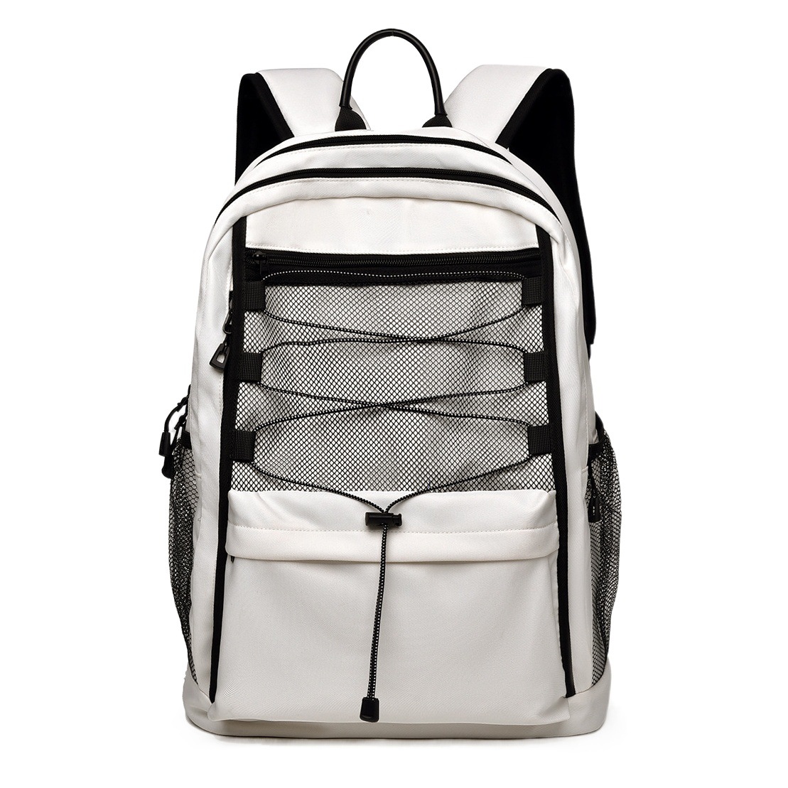 Bolso de computadora transfronterizo 2025 primavera nueva configuración de correa mochila de estudiante de gran capacidad mochila masculina y femenina del mismo estilo