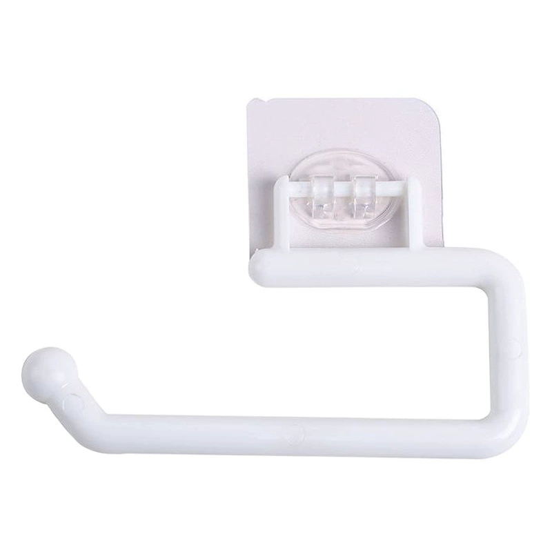 Стеллаж для салфеток Стеллаж для рулонов туалетной бумаги Неперфорированная настенная многоцелевая стойка из пластиковой пленки Стойка для укладки плитки Вешалка для полотенец