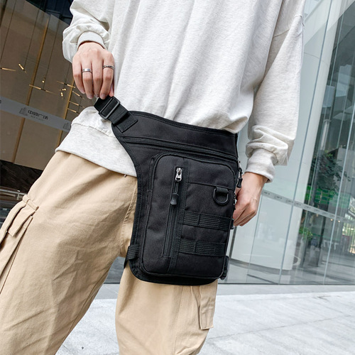 Outdoor cycling waist and leg bag mountain climbing multi-functional leg bag motorcycle men's bag casual crossbody bag sports waist bag