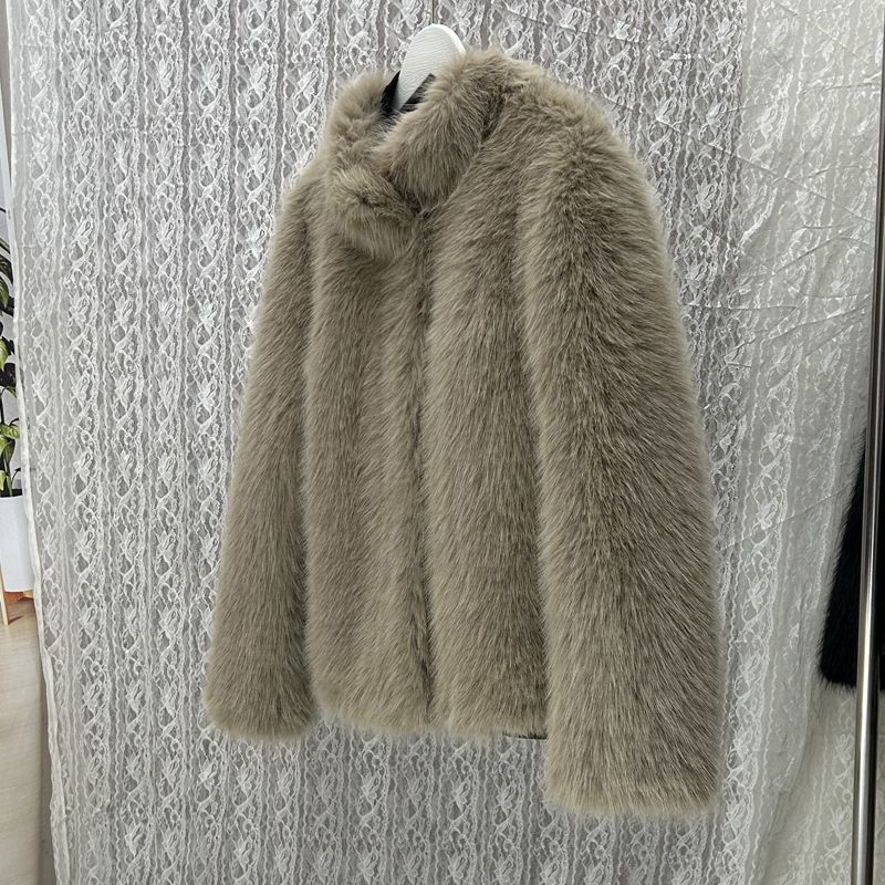 Fox Fur Plush Leather Jacket for Women Winter Cold Protection 2025 New Autumn Festival Small Fur All-In-One Short Style