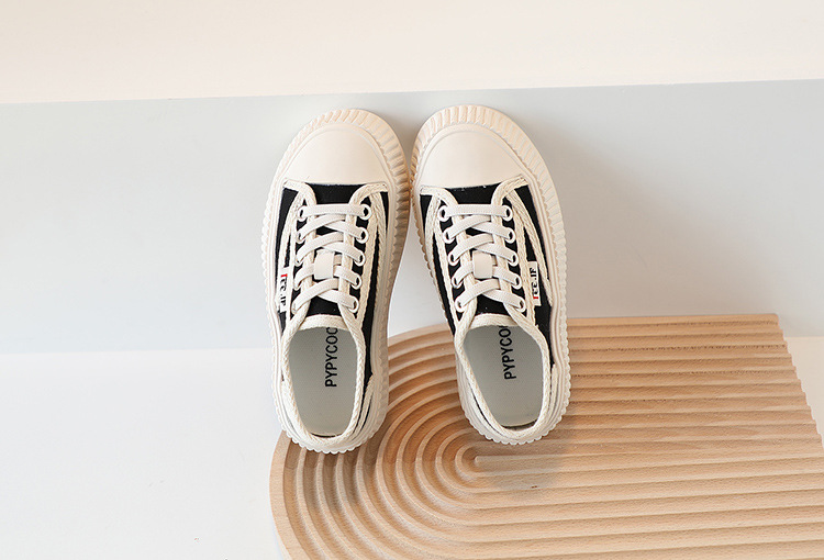 3368学生帆布板鞋中大童懒人透气单鞋