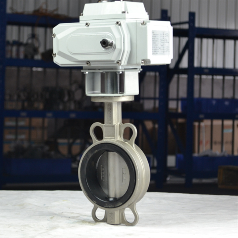 【厂商直销】电动不锈钢对夹蝶阀D971X-10P蝶阀全系列高品质保证