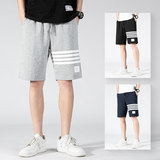 Спортивные хлопковые шорты, трендовые штаны для спортзала, оверсайз, для бега