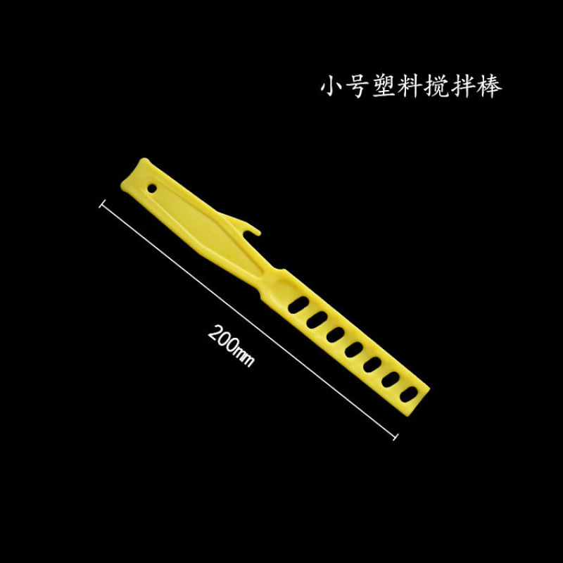 Palo de pintura de 8 pulgadas 11 Palo de mezcla de pintura de plástico Palo de mezcla de mano Palo de mezcla Palo de mezcla de pintura PP nuevo material